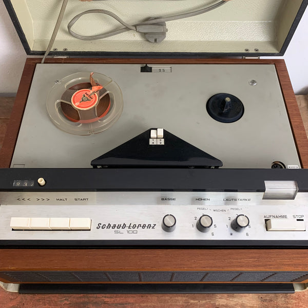 Vintage Tonbandgerät Schaub Lorenz SL 100