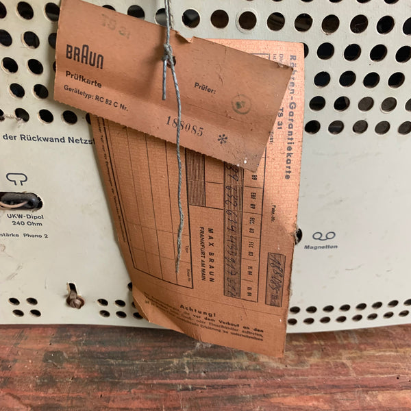 Vintage Radio Rundfunkempfänger TS 31 von Herbert Hirche für Braun