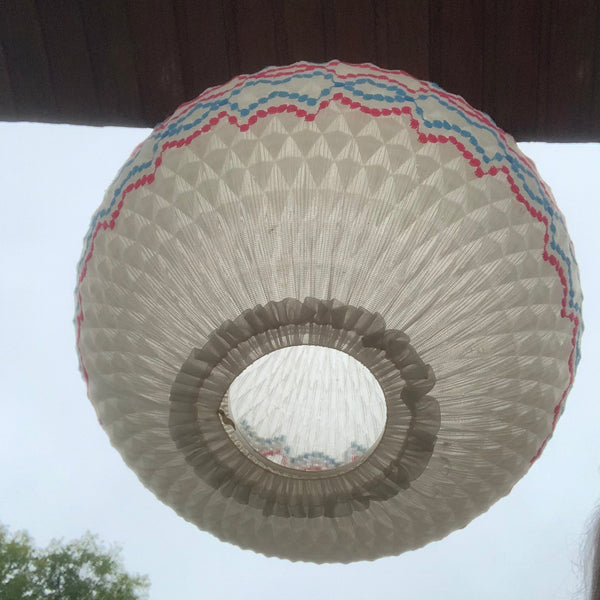 Vintage Nylon Ball Lampe