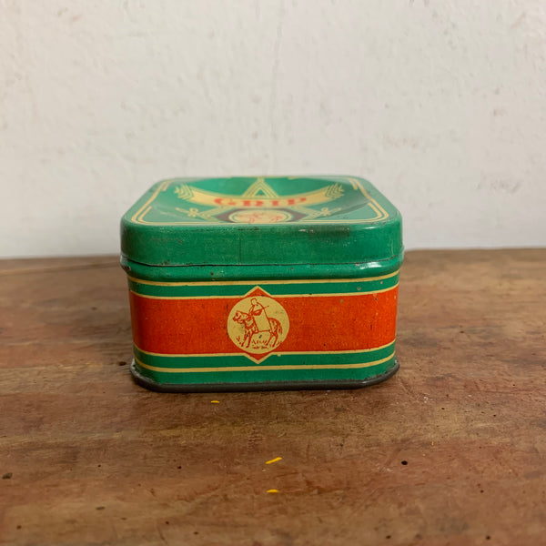 Vintage Blechdose Stahlstecknadeln Grip