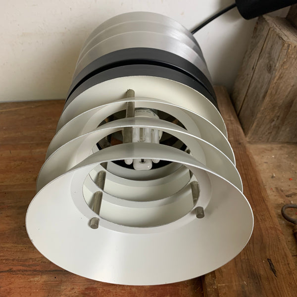 Vintage Space Age Lamellen Lampe von Doria Leuchten