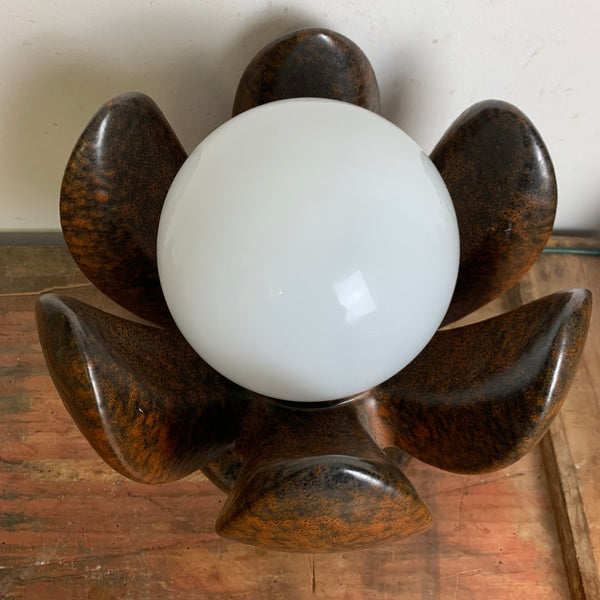 Vintage Fat Lava Keramik Lampe