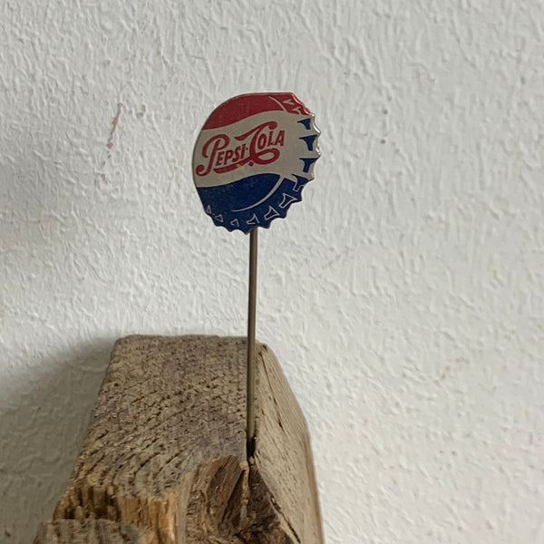 Vintage Pepsi Cola Flaschenverschluss Logo Stick Pin