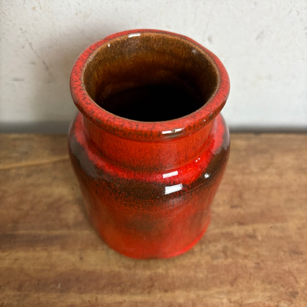 Vintage Mid Century Studio Keramik Vase von Fritz van Daalen 45 38 20