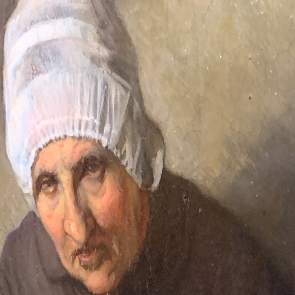 Ölgemälde Moederzorg von Hendrik Albert van Trigt