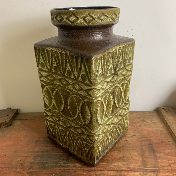 Vintage Bay Keramik Bodenvase von Bodo Mans 92-45