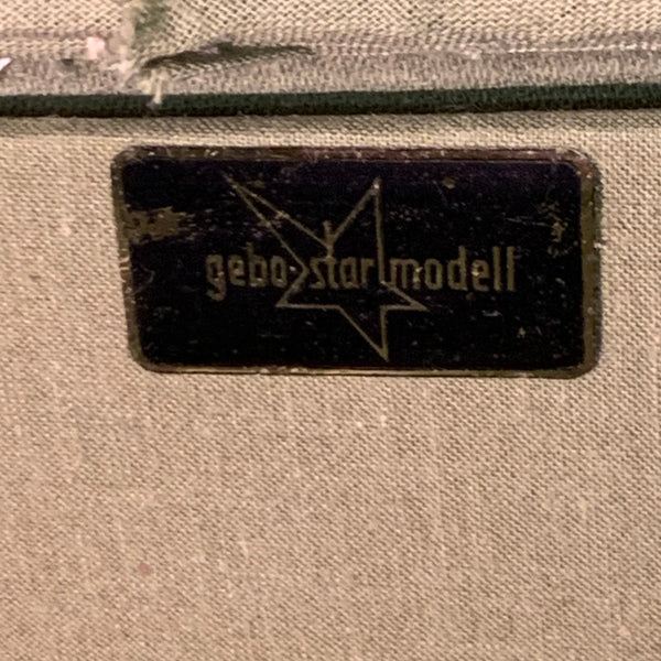 Weißer vintage 70er Jahre Koffer