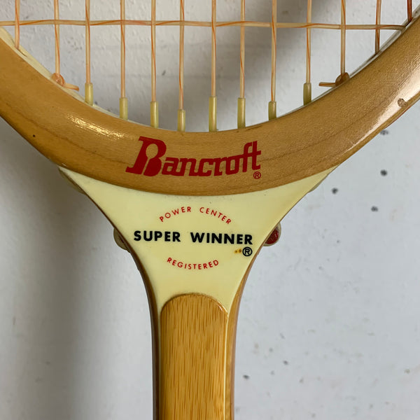 Vintage Holz Tennisschläger von Bancroft