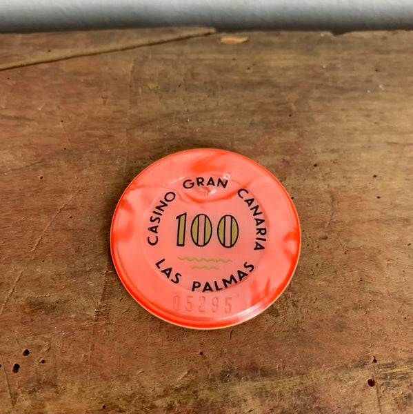 Vintage Jeton Spielchip Casino Gran Canaria Las Palmas