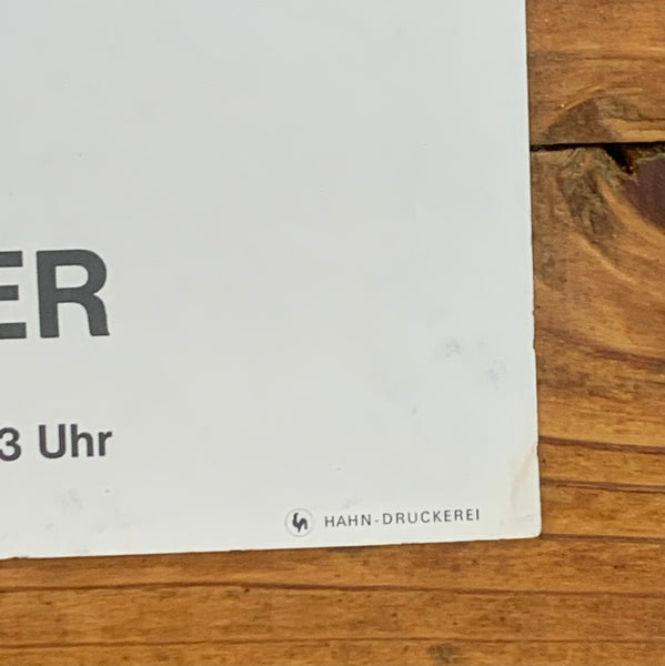Ausstellung Plakat Erhard Queiser Paraphrasen zu Bosch - und anderen
