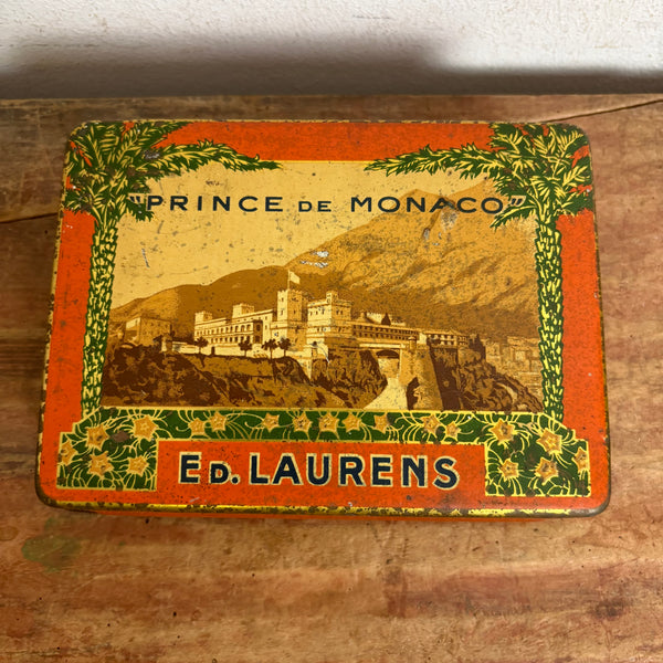 Vintage Cigaretten Blechdosen Prince de Monaco Ed. Laurens