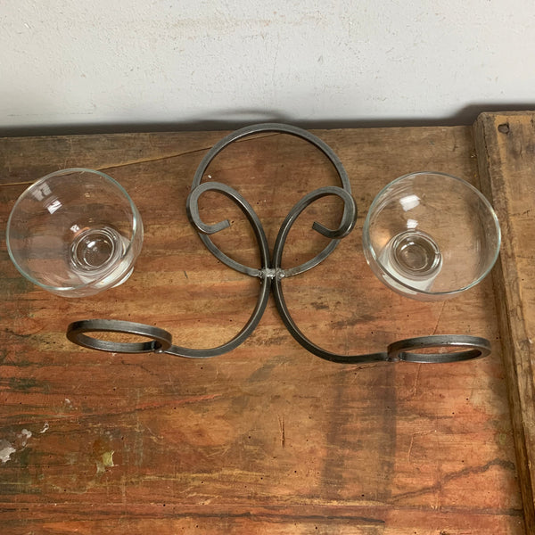 Vintage Wandkerzenhalter von Erik Höglund