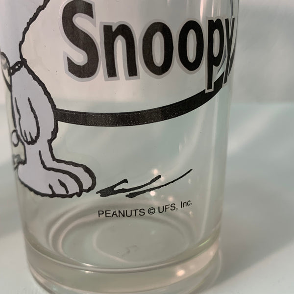 2 vintage Snoopy Gläser