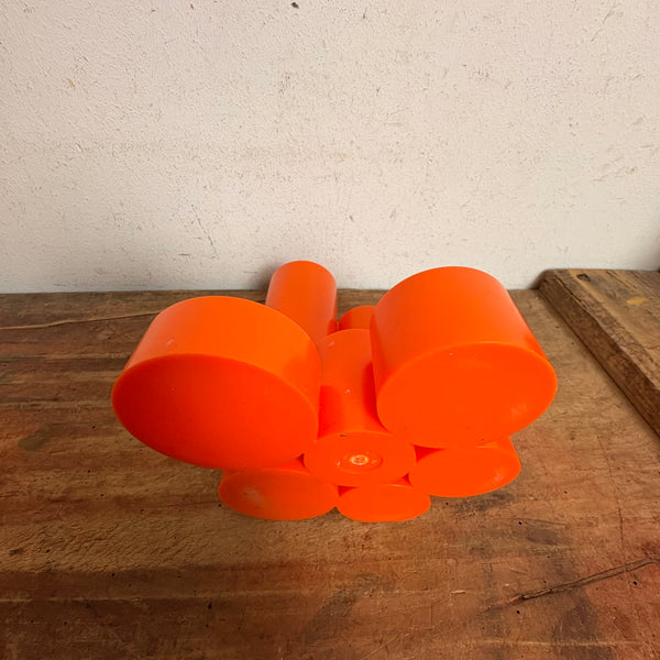 Vintage Stifthalter Utensilo orange