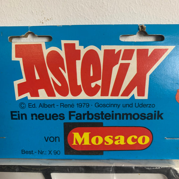 Vintage Farbmosaik Asterix und Obelix von Mosaco OVP