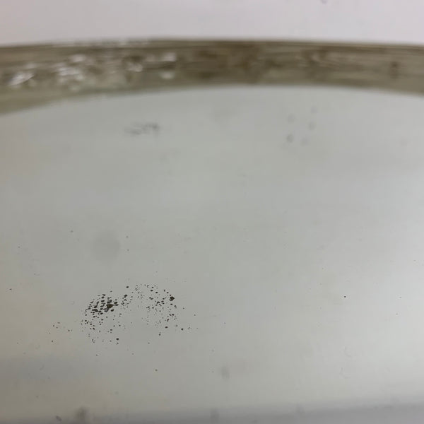 Vintage beleuchteter runder Acryl Glas Spiegel von Hustadt Leuchten