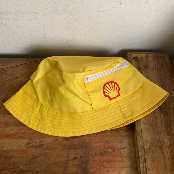 Vintage Fischerhut mit Shell Logo