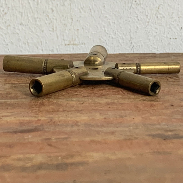 Vintage Sternschlüssel für Groẞuhren 3-5-7-9-11