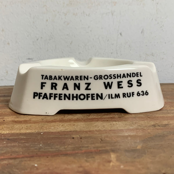 Vintage Zigarren Aschenbecher Weisse Eule Herrenklasse