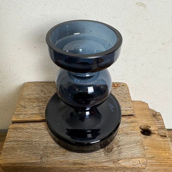 Vintage Glas Kerzenhalter von Alfred Taube