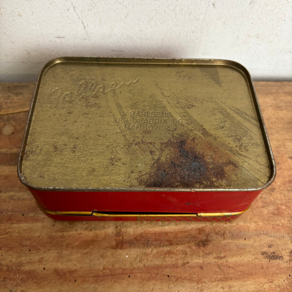 Vintage Blechdose Keksdose Schmetterlings-Dose von Eva Grossberg für Bahlsen
