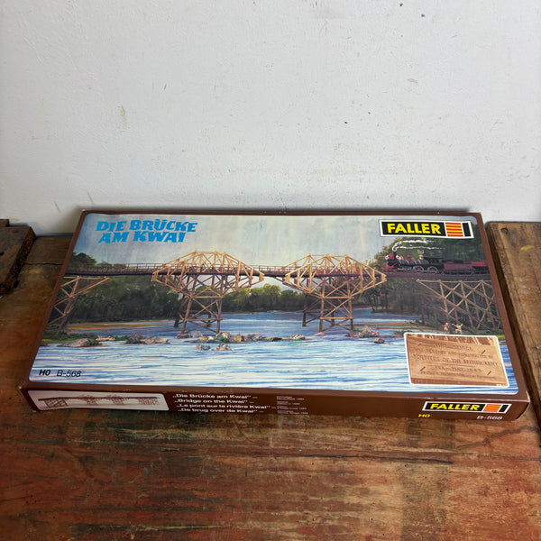 Vintage Modellbausatz Die Brücke am Kwai von Faller