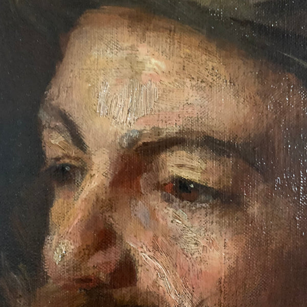 Ölgemälde Portrait von Lenin als junger Revolutionär von Giuseppe Pennasilico