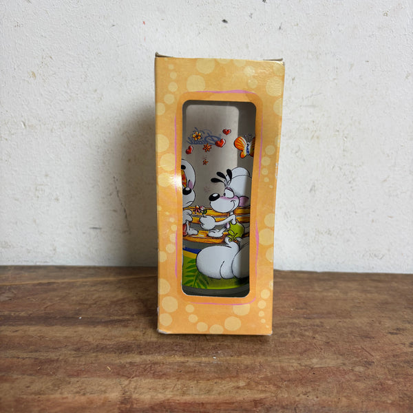 Vintage Diddl Trinkglas OVP