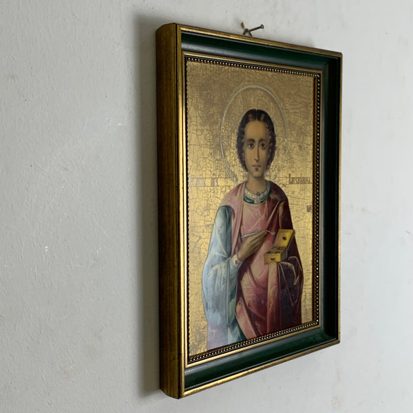 Porzellan Ikone Der heilige Panteleimon von Villeroy und Boch - Heinrich