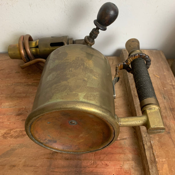 Antike Benzin Lötlampe von Hähnel