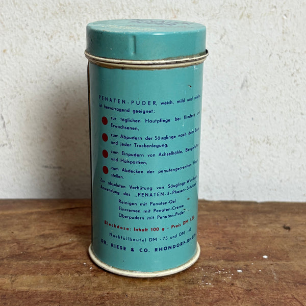 Vintage Blechdose Penaten Puder