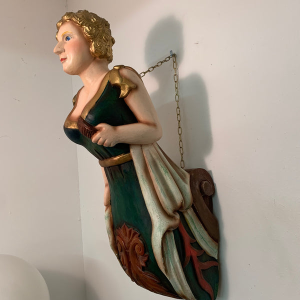 Holz Galionsfigur Frau