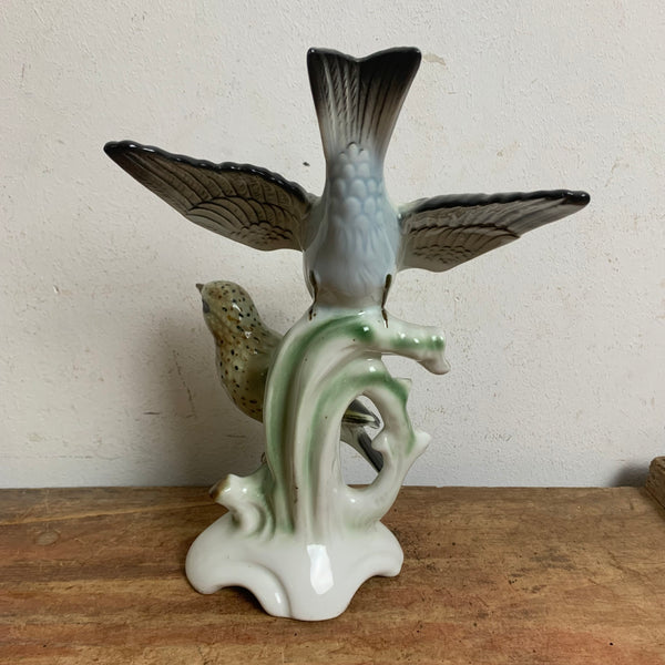 Vintage Vogelpaar Stieglitz von Gerold Porzellan