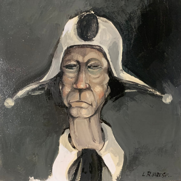 Ölgemälde Clown von Renato Varese