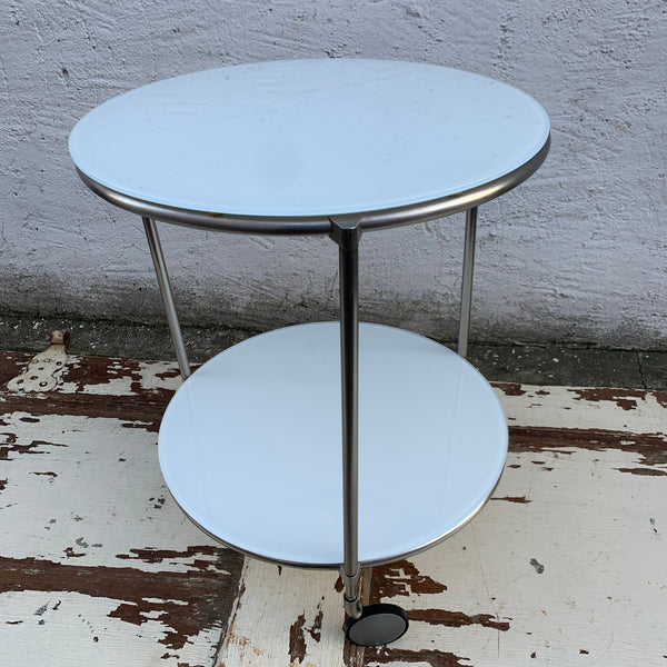 Vintage Beistelltisch Strind auf Rollen von Ikea