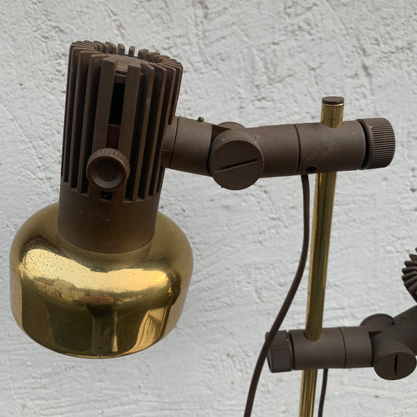 Vintage Stehlampe 2 Spot von Hustadt Leuchten