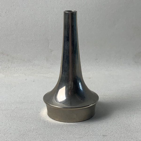 Vintage Vase zu Kerzenständer von Caesar Stoffi und Fritz Nagel silberfarben