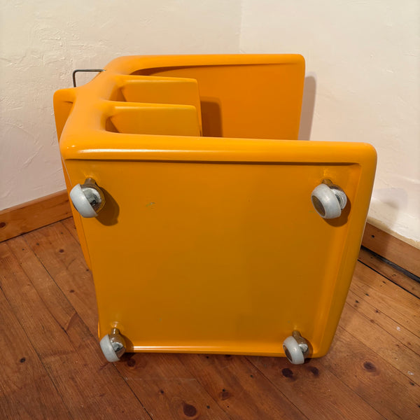 Vintage Space Age Barwagen von Peter Ghyczy und hergestellt für Münchener Werkstätten