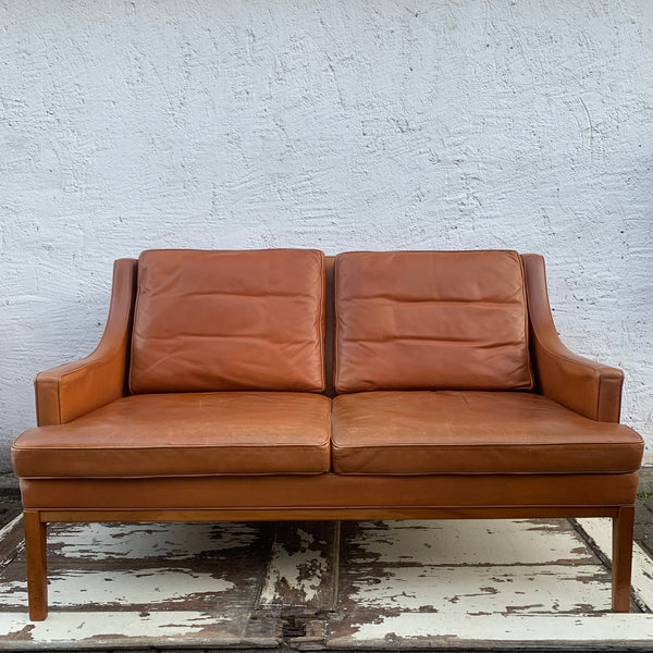 Vintage Design Zweisitzer Sofa von Børge Mogensen für Fredericia