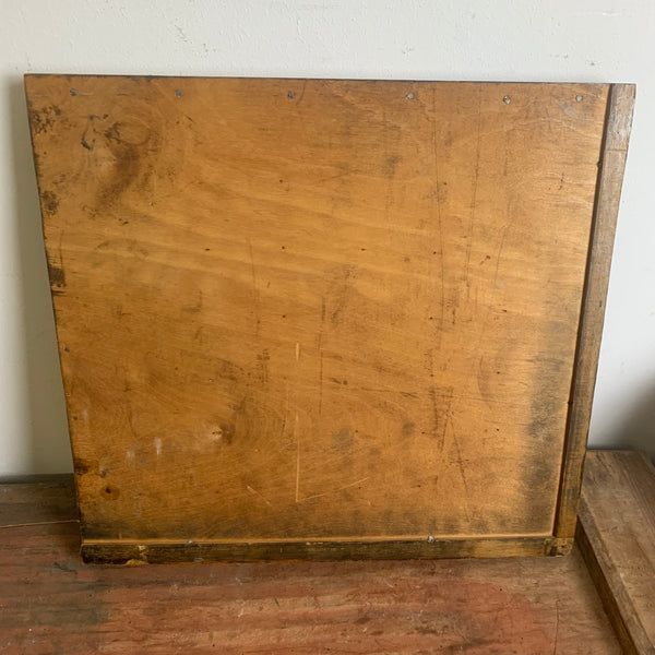 Vintage Druck Holzlettern als Objekt