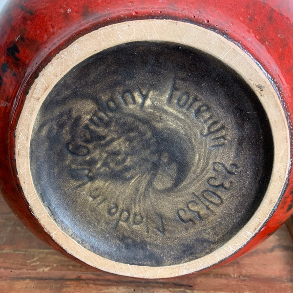 Mid Century Keramik Vase von Scheurich 230-35