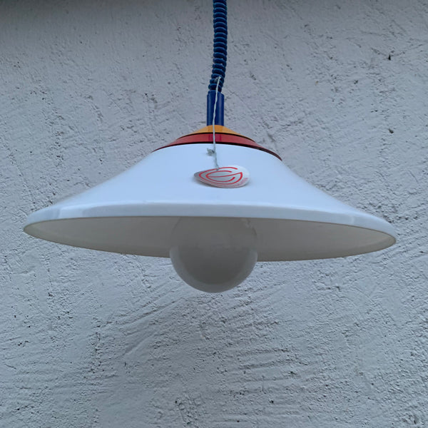 Vintage Deckenlampe im Memphis Style
