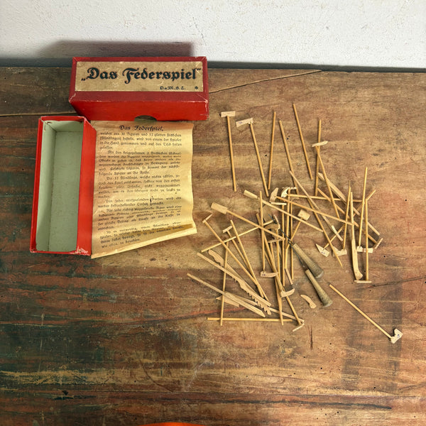 Antikes Federspiel Mikado