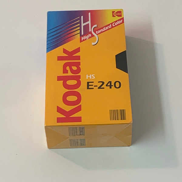 Vintage 2 Kodak HS E-240 VHS Video Kassetten OVP