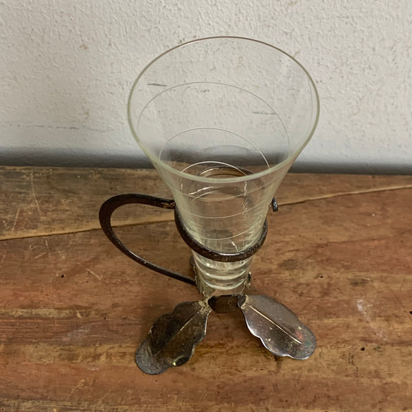 Versilberte Jugendstil Vase