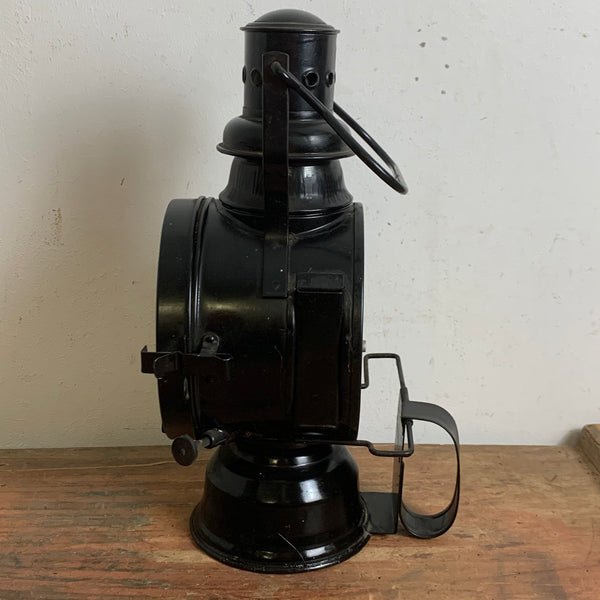Alte Petroleum Eisenbahnlampe von A. Sartorius Wuppertal 1974