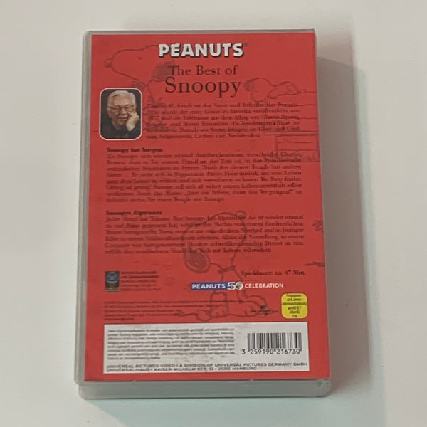 VHS Video Kassette Peanuts The Best of Snoopy