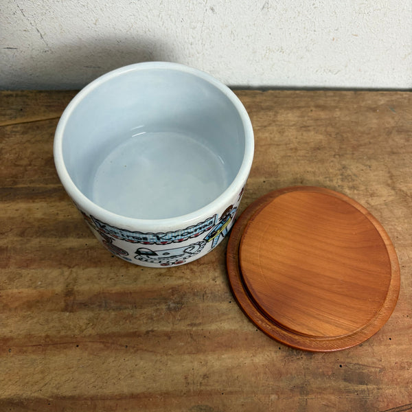 Vintage Krimskrams Deckeldose von Schramberg