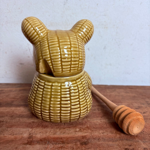 Vintage Keramik Honigtopf Honigbär