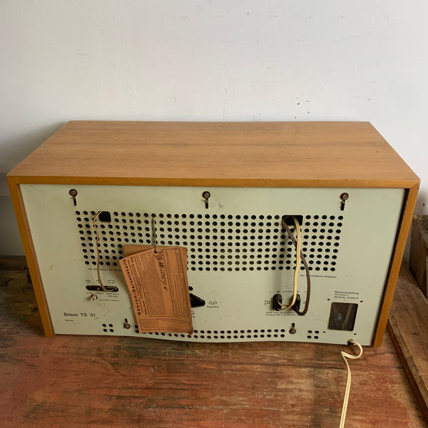 Vintage Radio Rundfunkempfänger TS 31 von Herbert Hirche für Braun